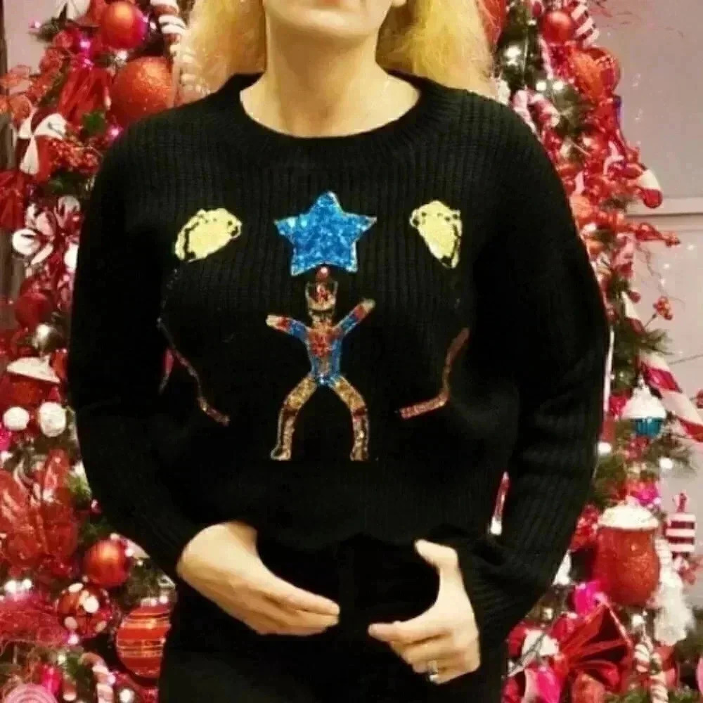Christmas Sweater Nutcracker Winter Holiday